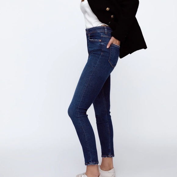 ZARA BNWT Premium The 80's Skinny Jeans - Picture 1 of 3